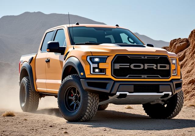 A rugged and clean work truck ready for a job site.